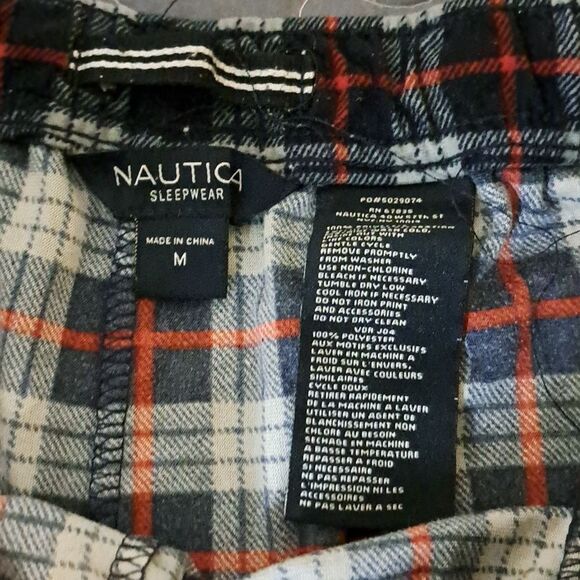 Nautica's Men's Plaid Pants Sleep lounge pants size medium - Picture 3 of 5